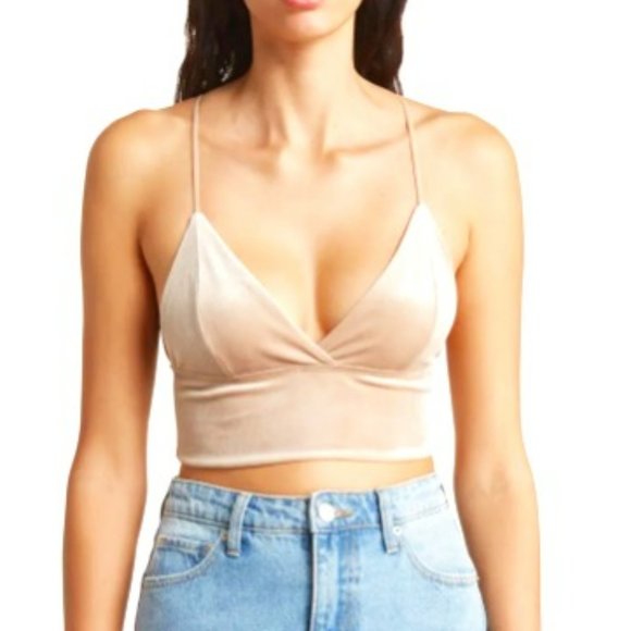 Velour Bralette - Picture 1 of 3